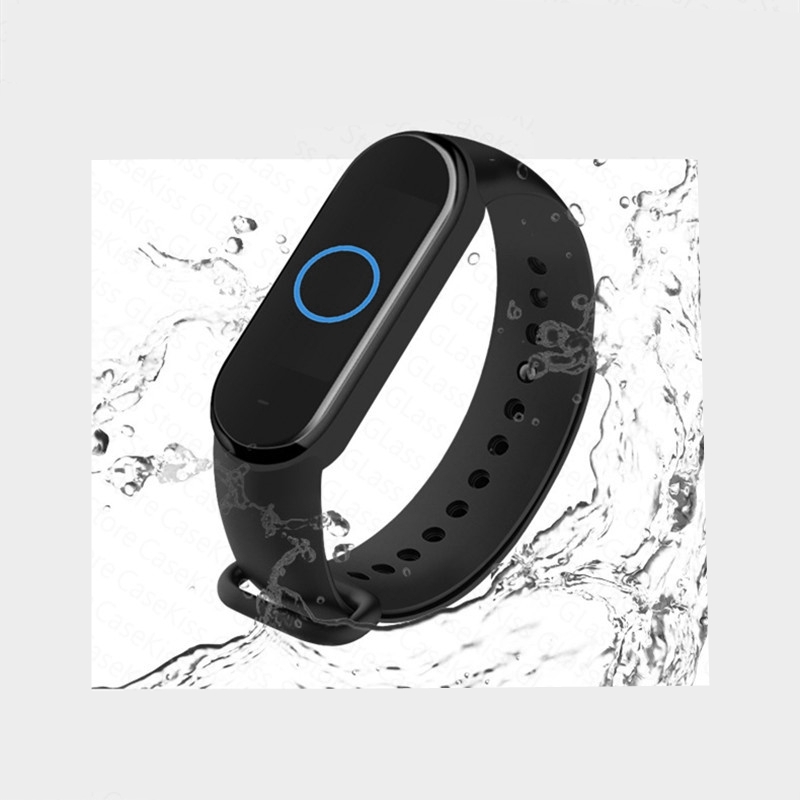Dây Đeo Thay Thế Chất Liệu Silicon Màu Trơn Cho Mi Band 5