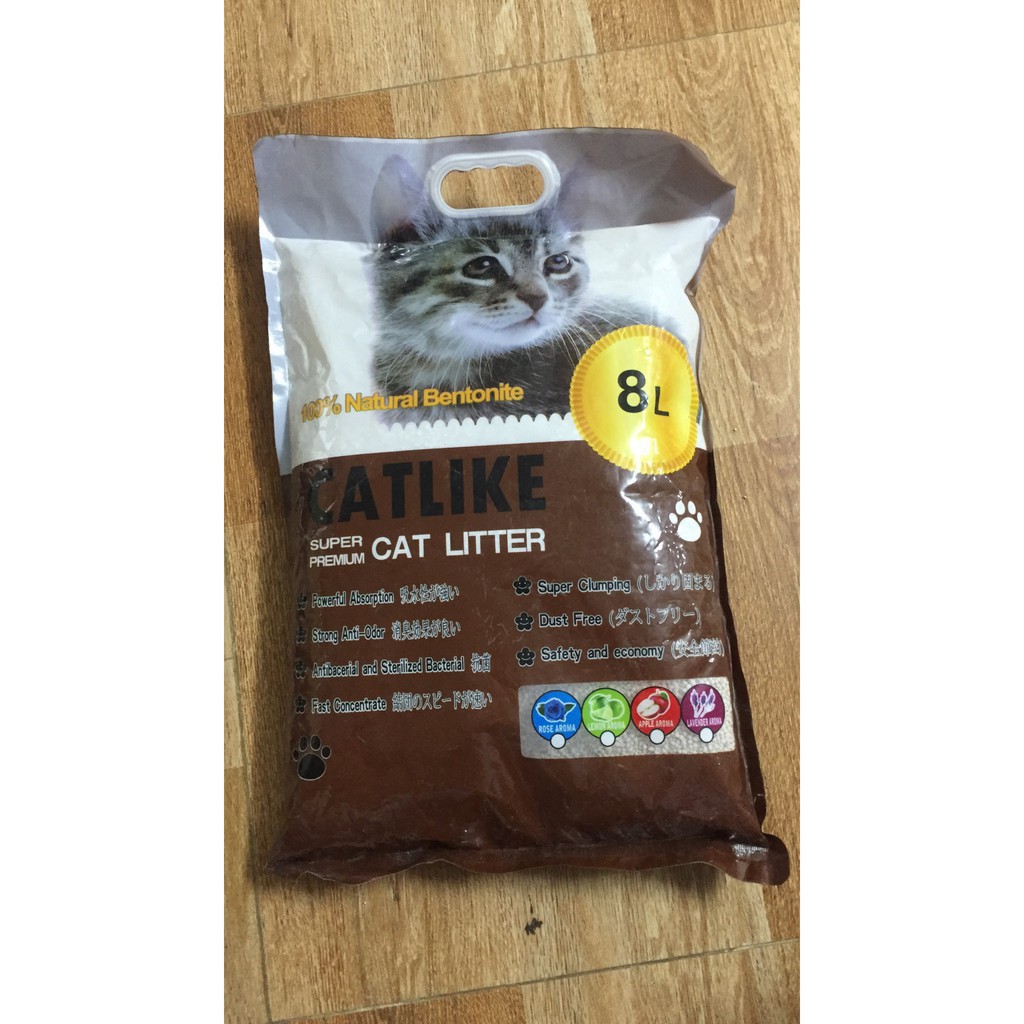 BAO 8L Cát vệ sinh cho mèo CATLIKE