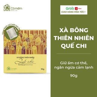 Xà Bông Tắm Quế Chi Thiên Nhiên An Toàn Giúp Lưu Thông Khí Huyết Cỏ Mềm 90g