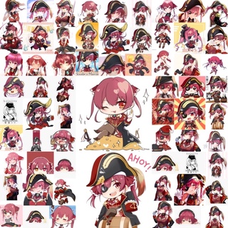 Sticker Houshou Marine Hololive 31-62 hình ép lụa khác nhau / Hình dán Houshou marine