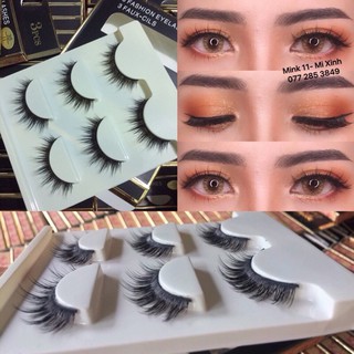Mi Chồn 3D ( 3 cặp/ hộp ) Nhiều Mã