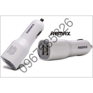 Cốc sạc xe hơi REMAX 2 cổng chính hãng