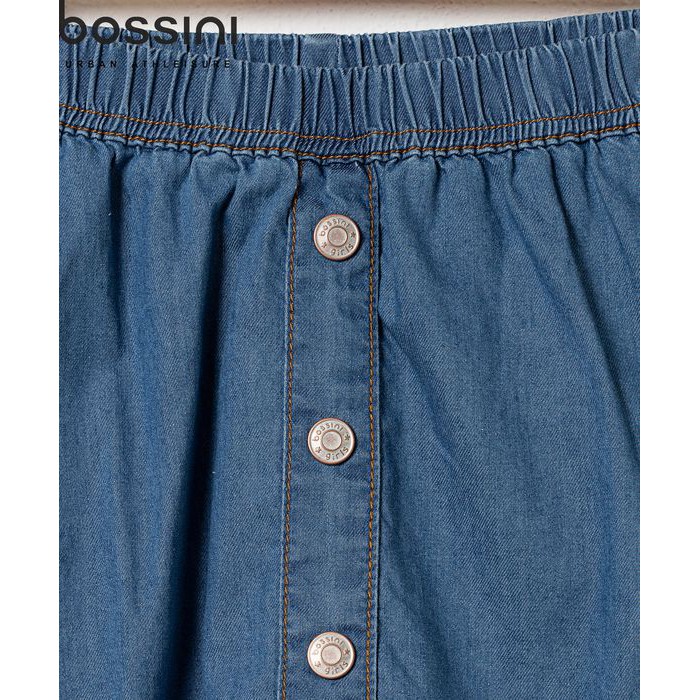 Chân váy bé gái denim bé gái Bossini 644401010