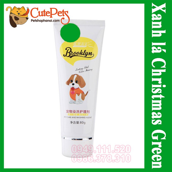 Thuốc nhuộm lông cho chó mèo Brooklyn 80g - Thức ăn chó mèo CutePets