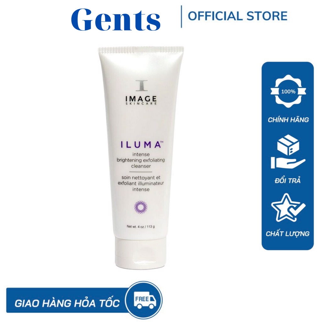 Sữa rửa mặt tẩy tế bào chết làm sáng da Image Iluma Intense Brightening Exfoliating Cleanser 113g