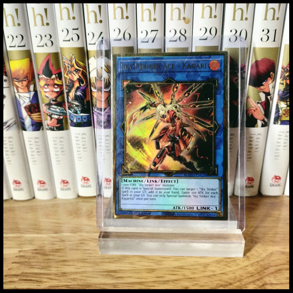 Thẻ bài yugioh chính hãng  Sky Striker Ace – Kagari– Premium Gold Rare