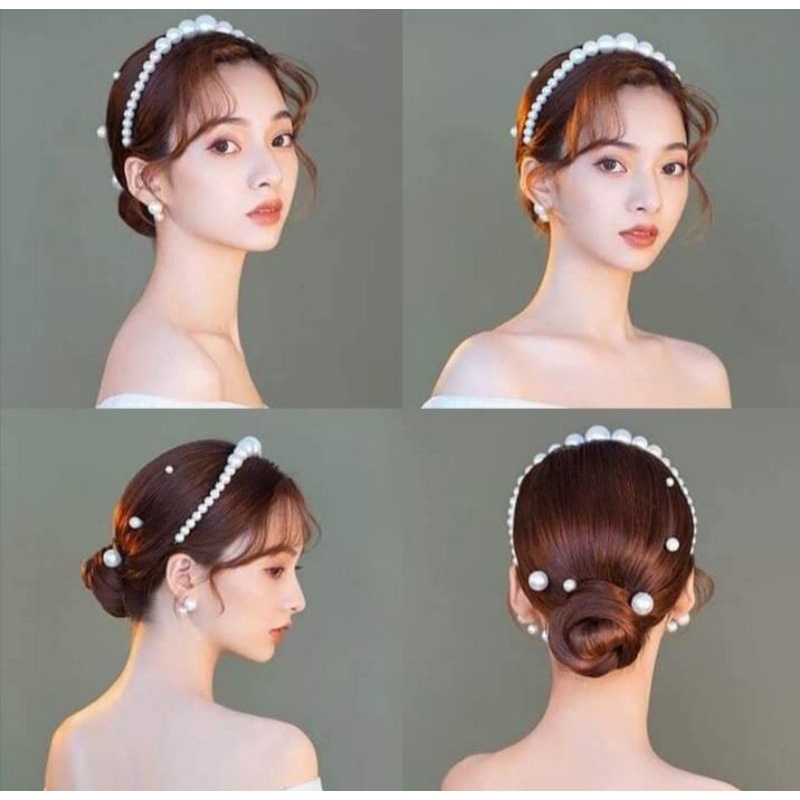 Bờm cài tóc cô dâu
