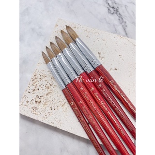 Cọ bút đắp bột lông chuẩn 100% hiệu kolinsky số 12.14.16.18