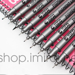 Bút vẽ nét mỹ thuật (bút line) 9 cây