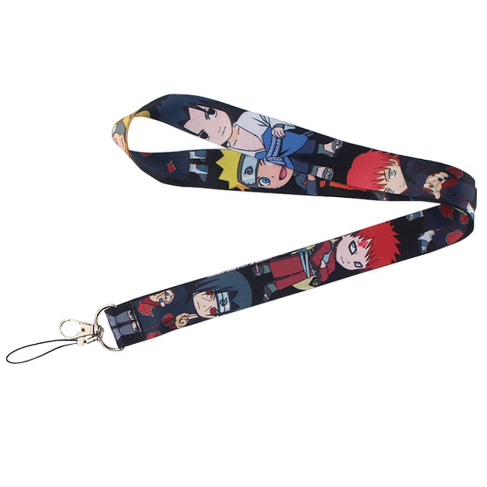 Glees Dây Đeo Điện Thoại / Thẻ ID / Thẻ ID Họa Tiết Nhân Vật Anime Naruto Hoạt Hình Trang Trí Điện Thoại