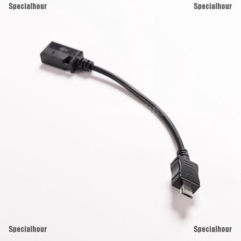 Micro USB male to Mini USB female Data Sync Charge Adapter Cable