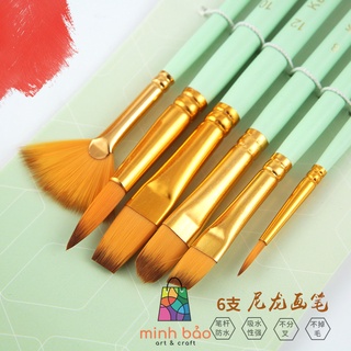 BỘ 6 CÂY CỌ VẼ PASTEL KEEP SMILLING A6332