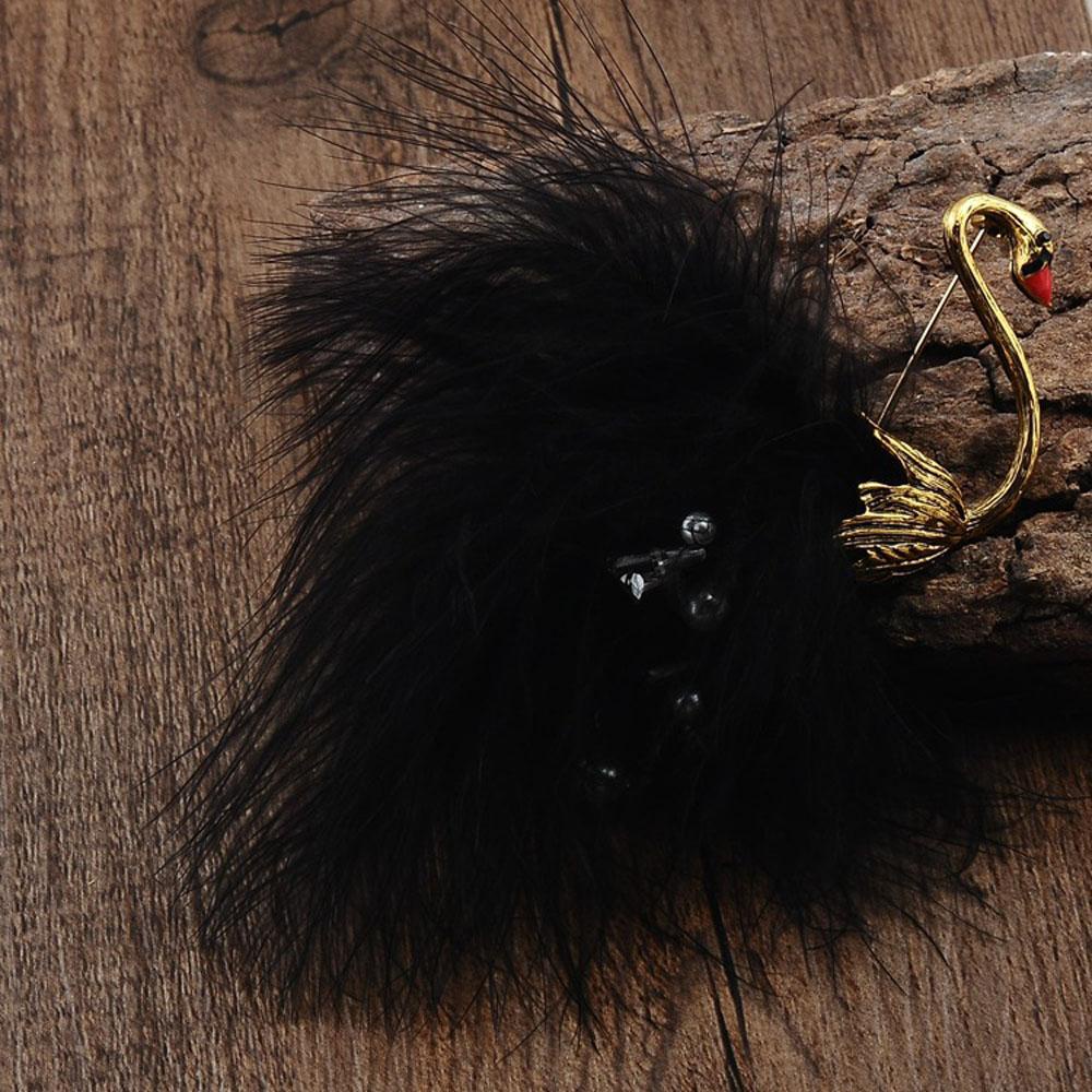 Ghim Cài Áo Hình Lông Vũ / Chim Đính Hạt Thời Trang Cho Nữ