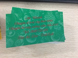 COMBO 100 CHIẾC CARD VISIT