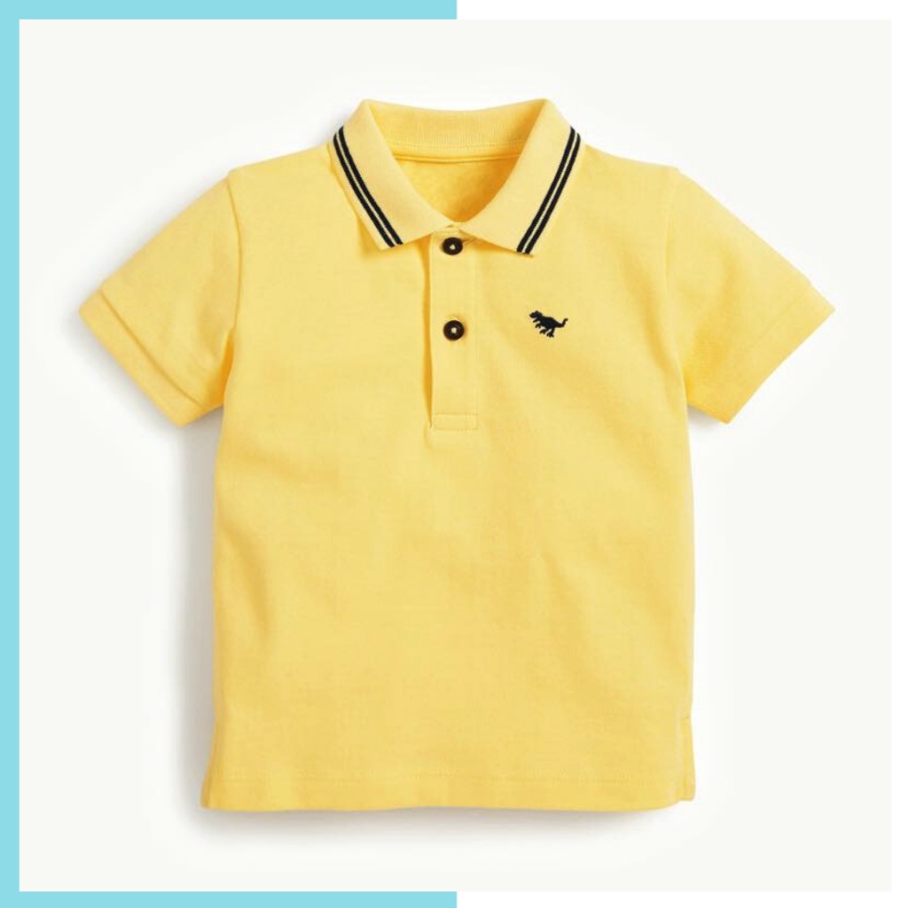 Áo cổ Polo Little Maven thêu khủng long cho bé trai 2-8 tuổi Mẫu mới 2022 - Little Maven Official Store