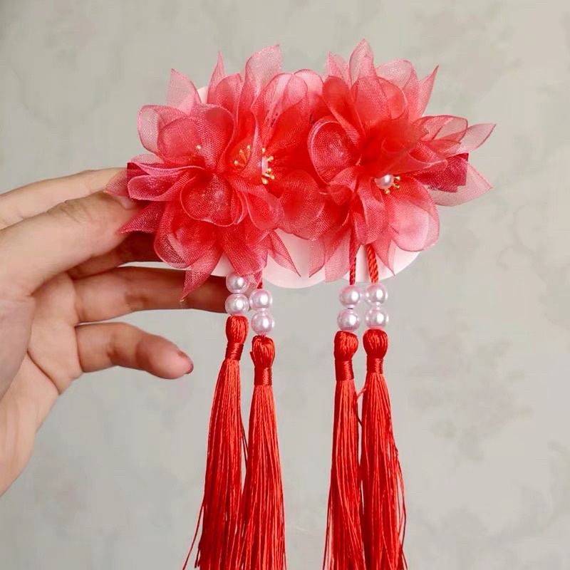 Cặp.kẹp tóc hoa phong cách trung hoa