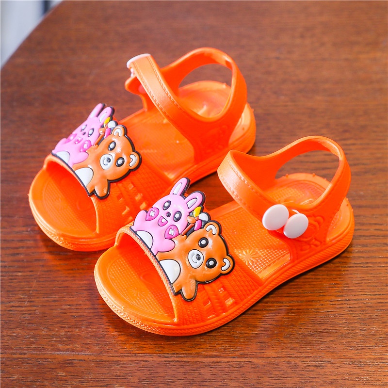 DÉP SANDAL TẬP ĐI CAO SU DẺO CHO BÉ size 15-25