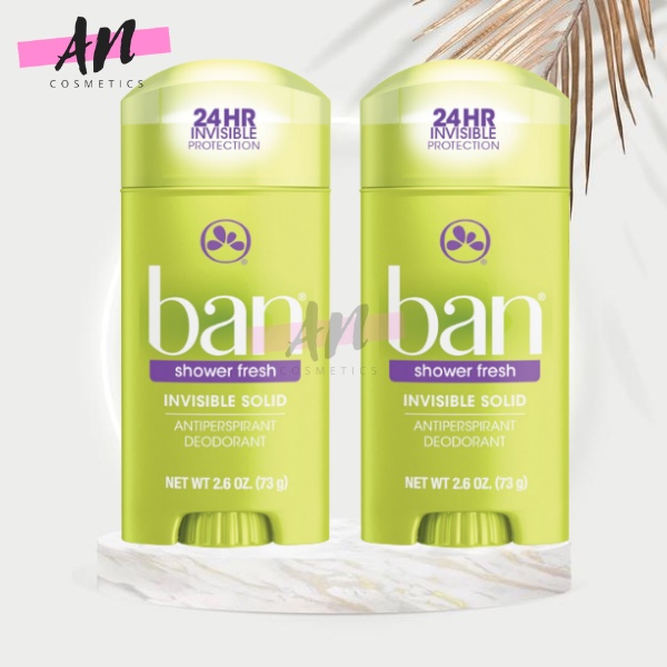 Lăn nách nữ BAN Invisible Solid Antiperspirant Deodorant 73g Lăn khử mùi ngăn mồ hôi dạng sáp