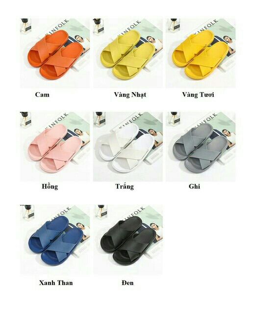 Dép đế xuồng quai đan chéo