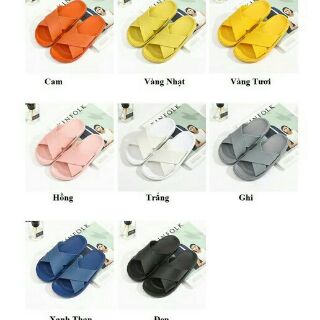 Dép đế xuồng quai đan chéo