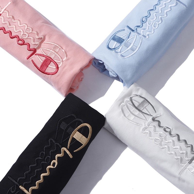 Áo thun Champion chữ thêu 3 line Tubee shop nam nữ