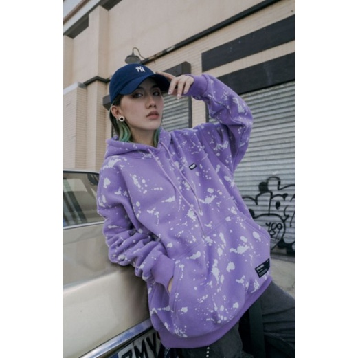 Áo hoodie loang vảy màu siêu đẹp nè cotton mềm mịn unisex ulzzang - ẢNH THẬT