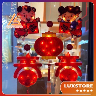 ĐÈN TRANG TRÍ TẾT SIÊU HOT - ĐÈN LED DÁN KÍNH -TRANG TRÍ NHÀ CỬA - LUXSTORE