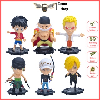 Mô hình one piece Combo 6 mô hình nhân vật wcf chibi one piece cao 10cm Lemoshop, mô hình luffy - mô hình đẹp