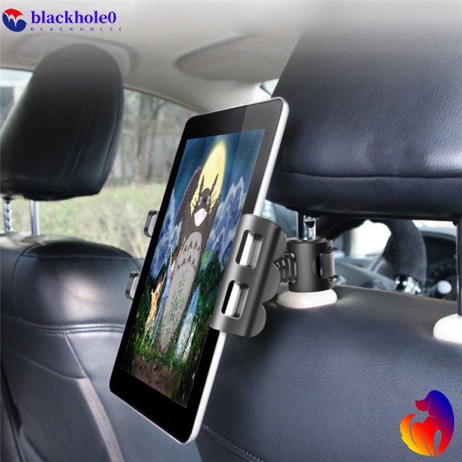 Giá Đỡ Máy Tính Bảng Ipad Gắn Sau Ghế Xe Hơi Có Thể Điều Chỉnh
