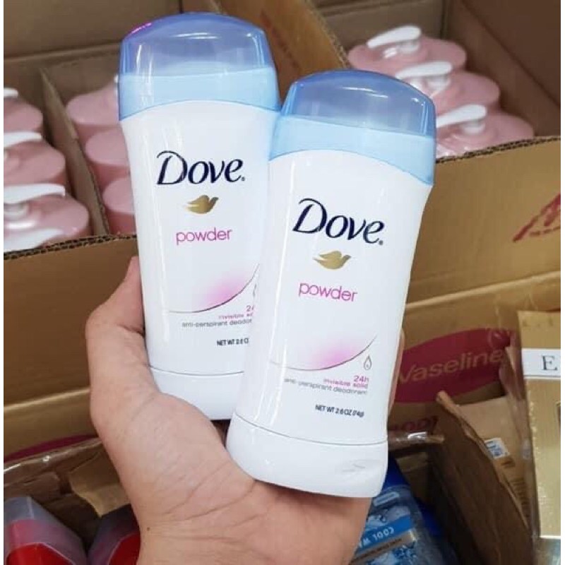 [CHÍNH HÃNG] Lăn khử mùi dạng sáp Dove Powder 24h