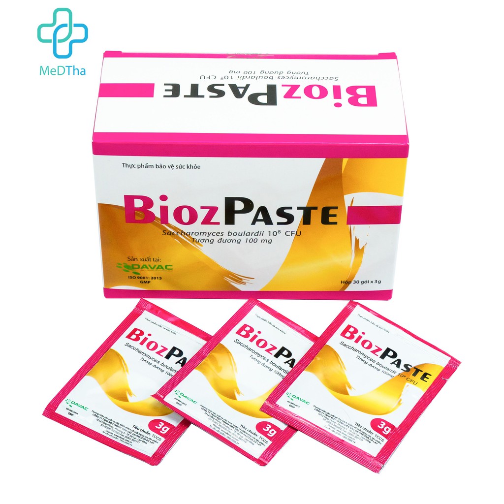 Men tiêu hóa BiozPaste - Cân bằng hệ vi sinh đường ruột, điều chỉnh rối loạn tiêu hóa - Viện Pasteur Đà Lạt (DAVAC)