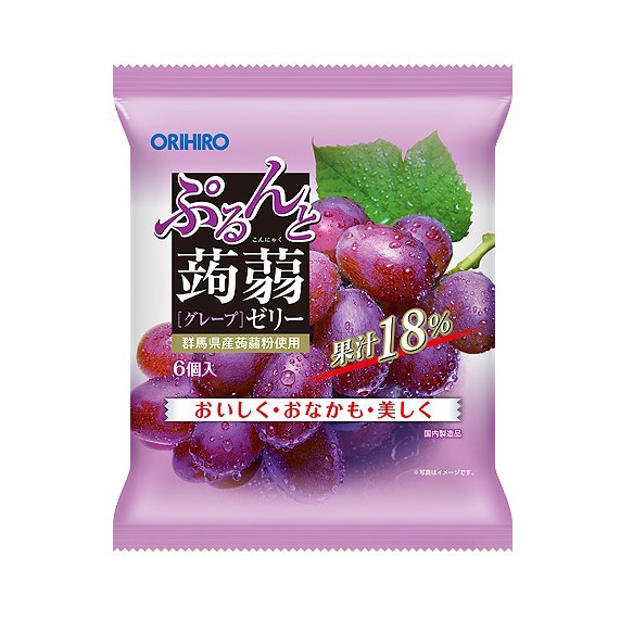 Thạch trái cây Orihiro gói nhỏ 6 cái/gói