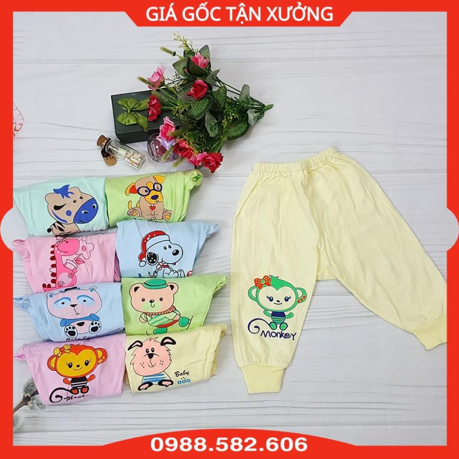 Quần Dài Sơ Sinh Có Đũng Đóng Bỉm Hằng Trang Chất Cotton Cho Bé