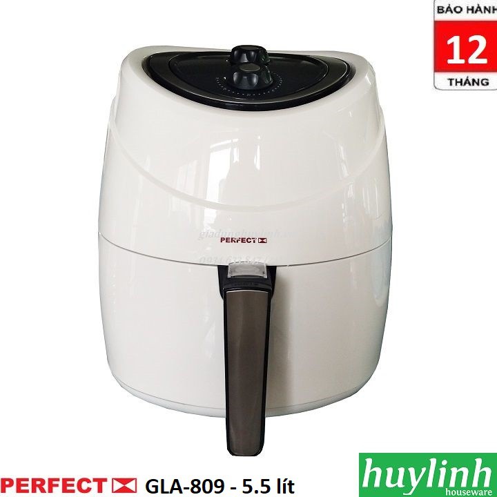 [Mã ELHAMS5 giảm 6% đơn 300K] Nồi chiên không dầu Perfect GLA-809 - 5.5 lít