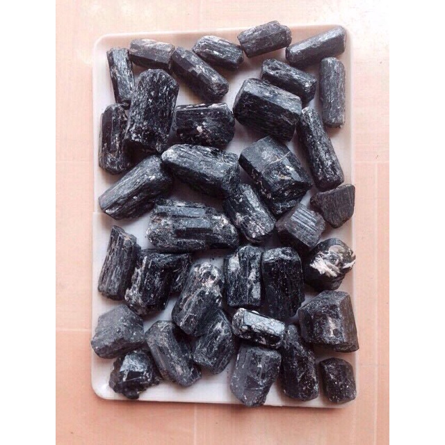 Túi 100gr Đá thô Black Tourmaline Tự nhiên
