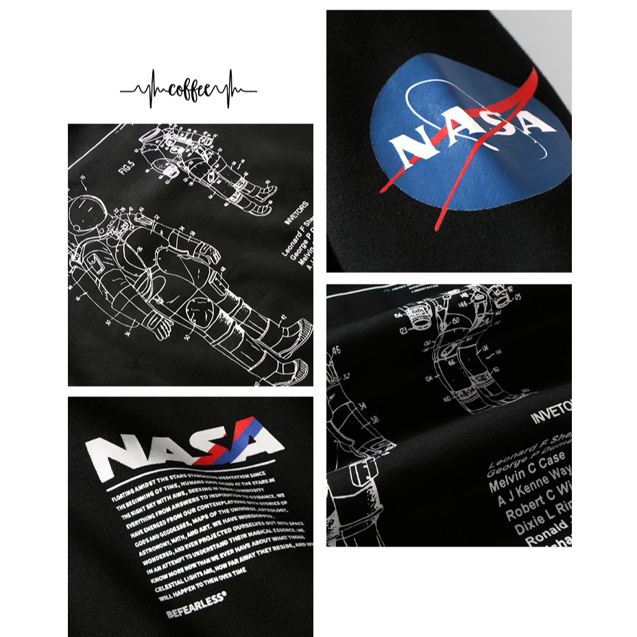 Áo Hoodie nam Phi Hành Gia Nasa phong cách Hàn Quốc cá tính, Chất Nỉ Dày Dặn Ấm Áp mã HD110 - Quà tặng ngẫu nhiên | BigBuy360 - bigbuy360.vn