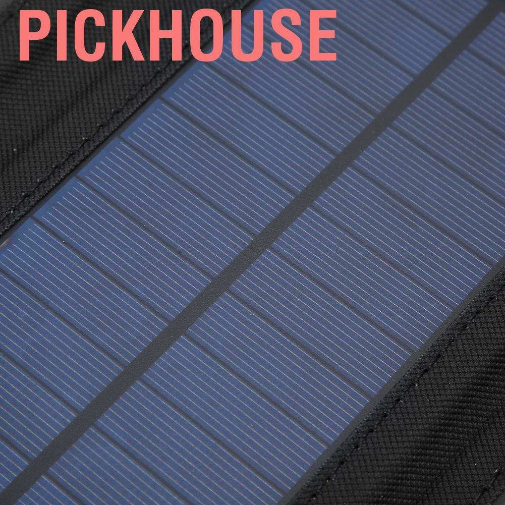 Pickhouse 【lower price+ready stock】 5V USB Folding Solar Panel Charger Travel Camping Portable Battery