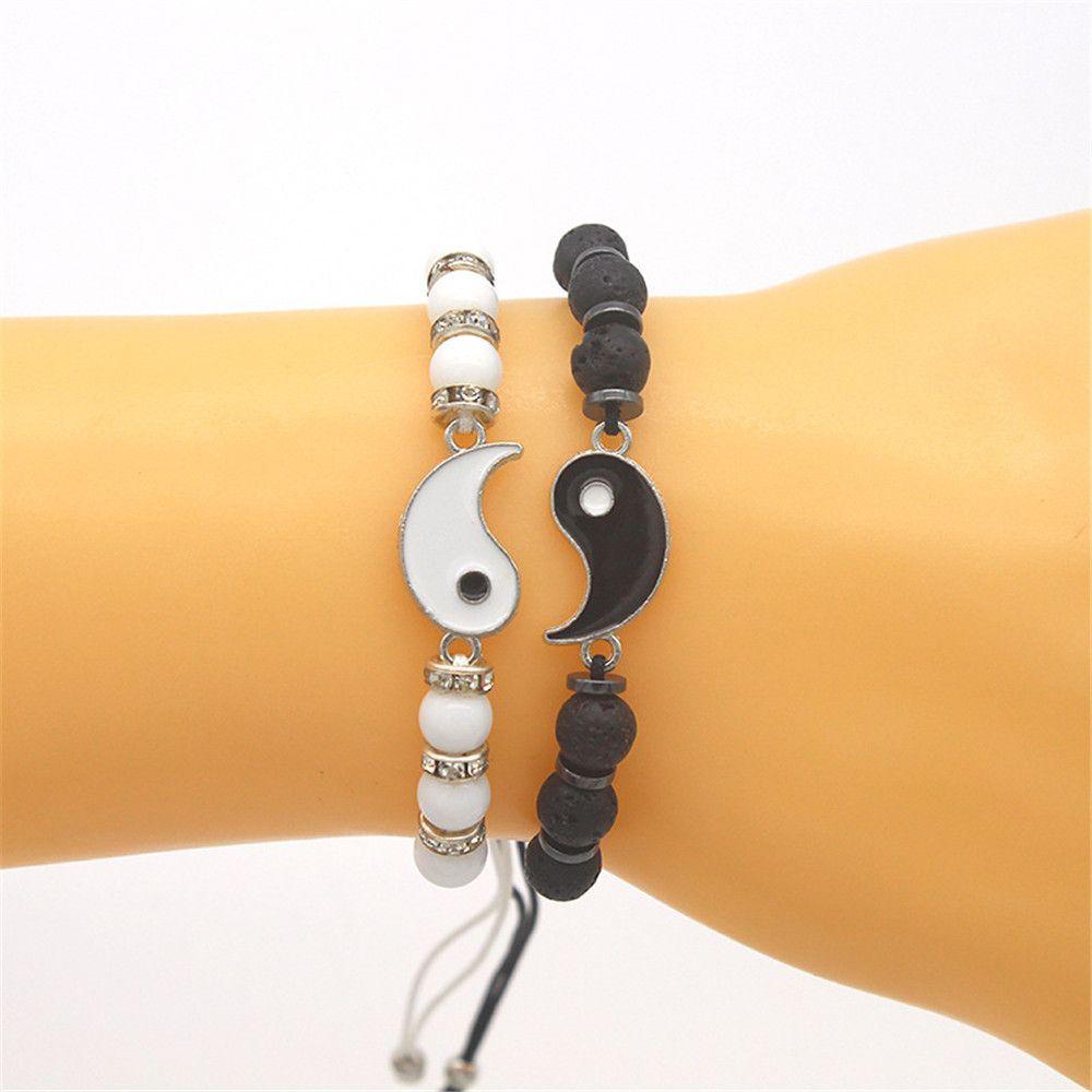 Set 2 Vòng Tay Âm Dương Cho Cặp Đôi