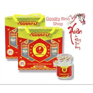 Combo 2 hộp yến sào Sunnest 16% yến - 1 hộp 6 lọ x 70ml