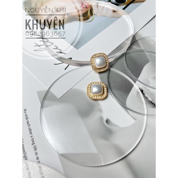 Phụ kiện mạ kim hình tròn, trái tim , vuông