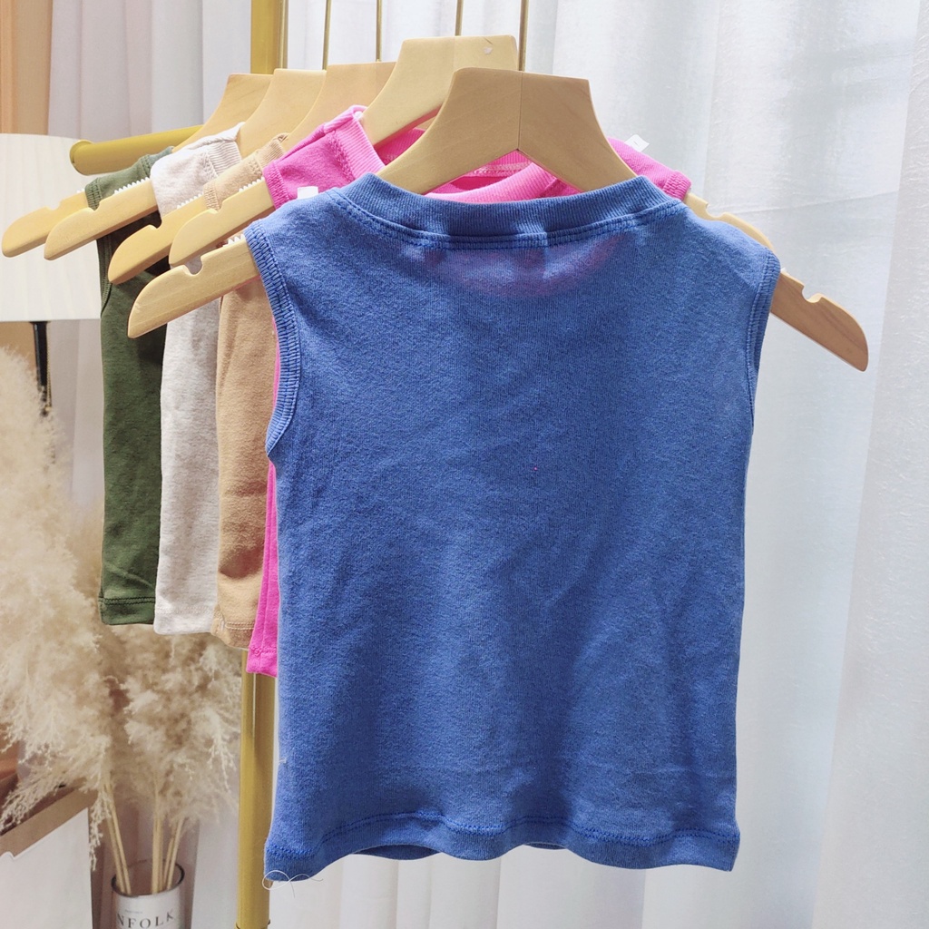 Áo ba lỗ len tăm họa tiết con vật cho bé 8-18kg QATE842