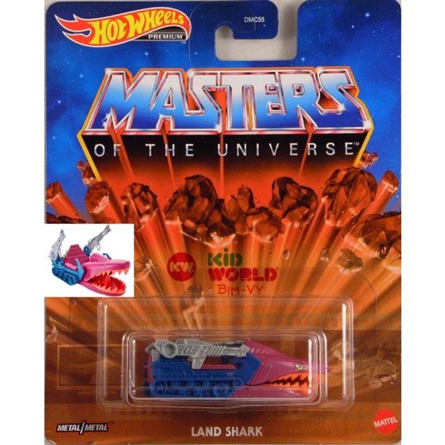 Xe mô hình Hot Wheels Premium Masters Of The Universe Series Land Shark GRL60.