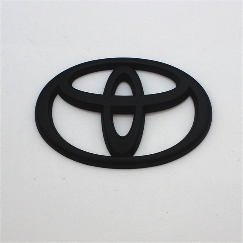 Logo Màu Đen Nhám Gắn Trang Trí Vô Lăng Xe Hơi Toyota Vios wish camera Yaris sienta