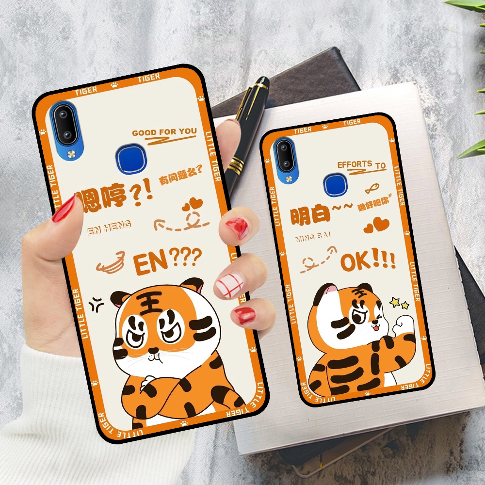 Ốp Vivo Y91 / Y91c / Y93 / Y95 in hình cặp đôi doremon, hổ, khủng long dễ thương