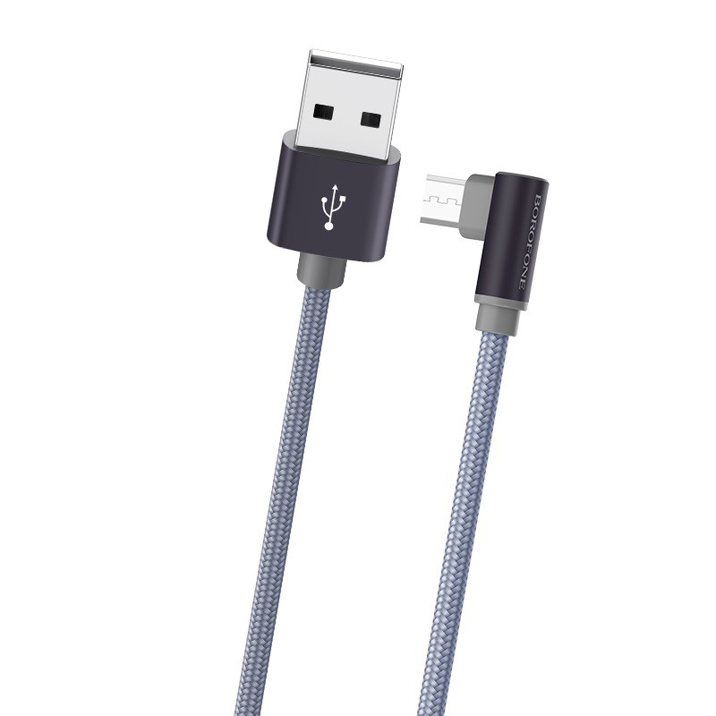 Cáp Sạc MICRO USB Borofone BX26 cho Android, dây dù chông đứt dài 1M - BH 6 tháng 1 đổi 1 (MÀU SẮC NGẪU NHIÊN)