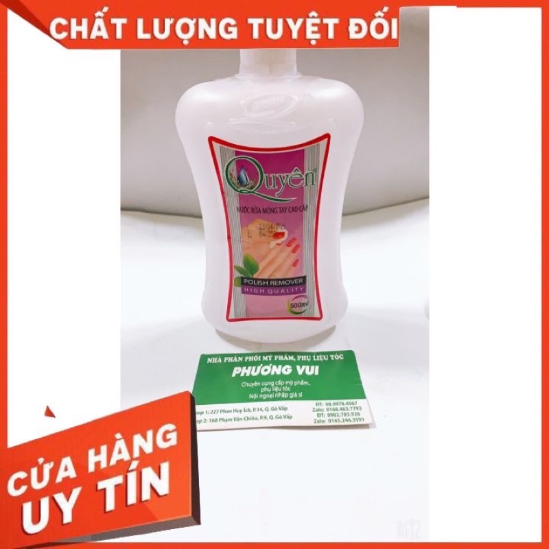 nước rửa móng tay quyên cao cấp hàng loại 1  có mùi thơm hương trái cây  có đủ sai 100 mL đến 1000ml  dưỡng cứng móng