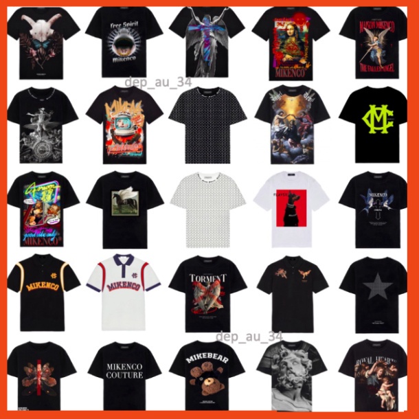 _  Áo Thun MIKENCO 24 Mẫu Hot Tay Lỡ Áo Thun Nam Nữ Cotton Form Rộng Trend 2022 _