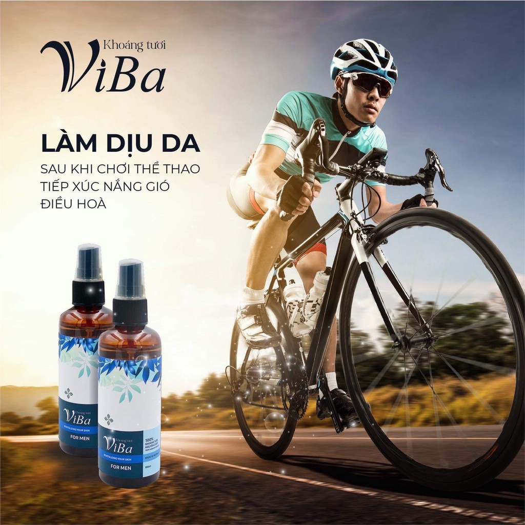 Combo 03 Xịt khoáng Nam ViBa FOR MEN 100ml cấp ẩm, kiềm dầu, làm dịu da sau khi chơi thể thao, lái xe – Đại lý Annshop | BigBuy360 - bigbuy360.vn