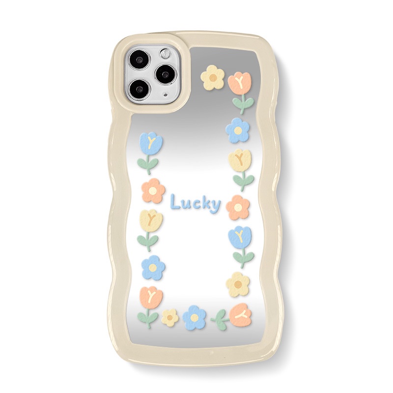 Ốp lưng iphone ốp Điện Thoại Họa Tiết Ren Tráng Gương Sang Trọng Cho iPhone 14 13 12 11 PROMAX XS XR XSMAX SE2020 6 7 8PLUS