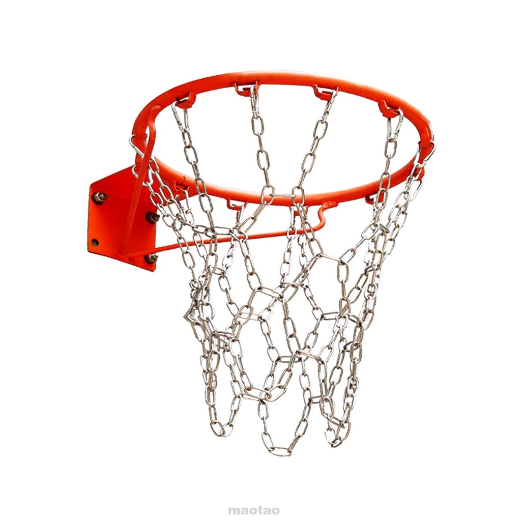 Practical Replacement Stainless Steel Rust Proof Thickened Easy Install Indoor Outdoor Basketball Net